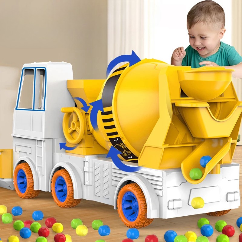 Power Mixer Truck™ – Vänd och bygg roligt – Leksaksbyggnadsfordon
