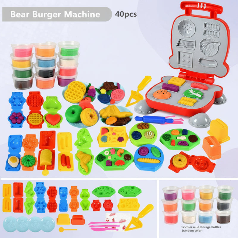 PlayDough Fun – Lekfullt & kreativt – DIY-leksats med lera