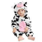 Mini Fashion - Hållbar & tvättbar - Djurromper Onesie (0-24 månader)