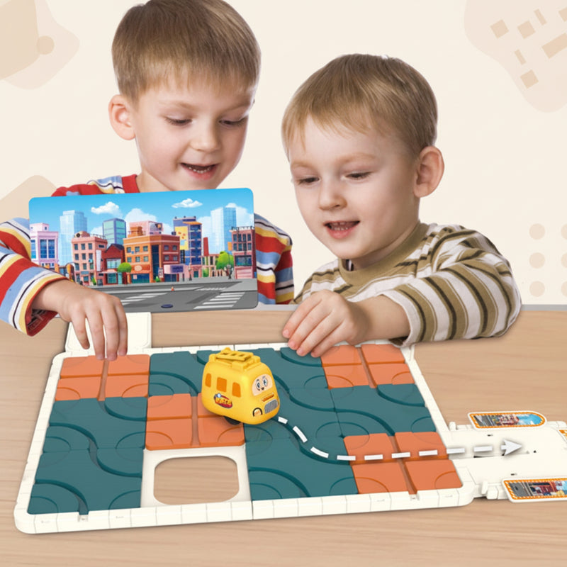 ThinkFun – Logiskt tänkande & koncentration – Tågpusselspel