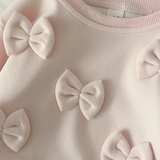 LittleAngel – Mjukt & elegant – Babyset med tröja och byxor med resår