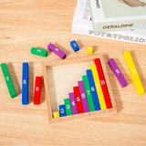 TinyMath – Lärorikt & pedagogiskt – Räknebräda i trä med siffror