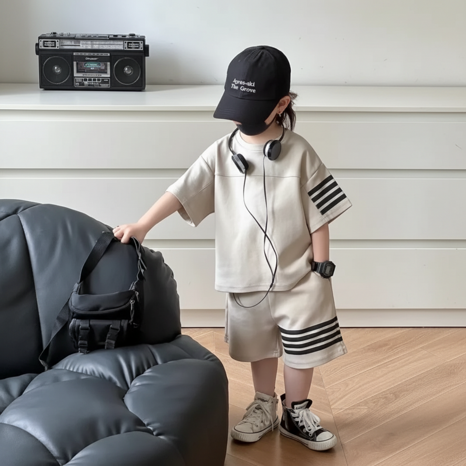 MiniSport – Sport & fritid – 2-delat set med shorts och T-shirt