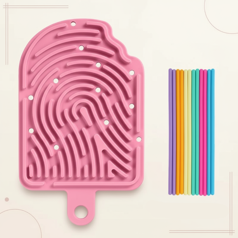 FidgetFrost – Lekfullt & mjukt – Silikon Busy Board