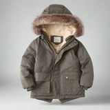 CozyTrend – Varm och elegant – Parkas vinterjacka med pälskrage