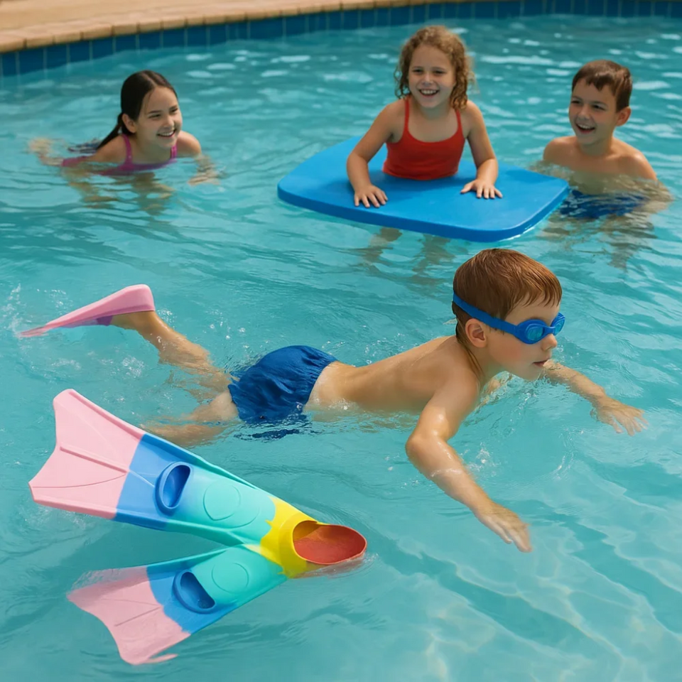 HydroFins – Vattenlek & dykning – Halkskyddade simfötter