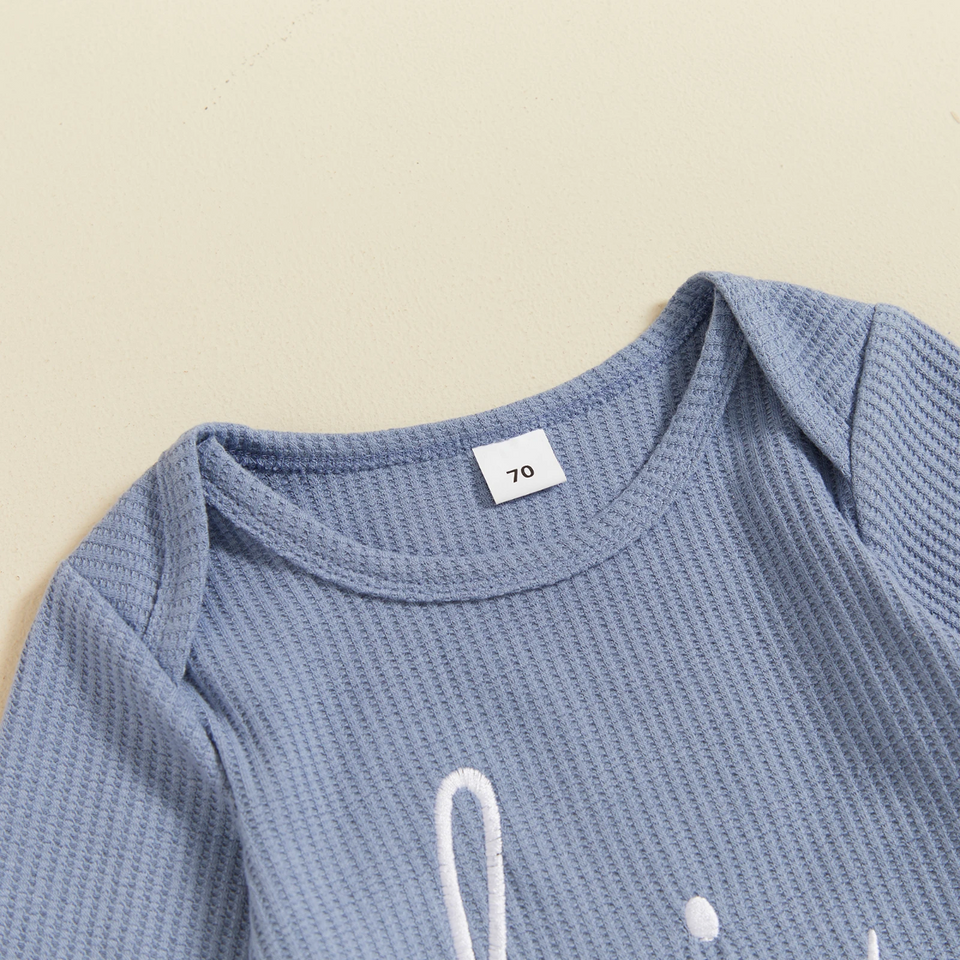 CuddleBaby – Hej, jag är ny här – Set med babyoverall och mössa