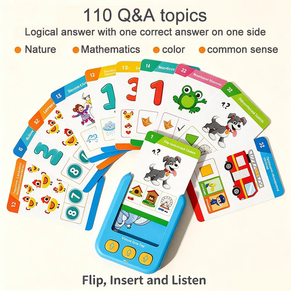 TalkyCards – Interaktivt & pedagogiskt – Talande flashkort för barn