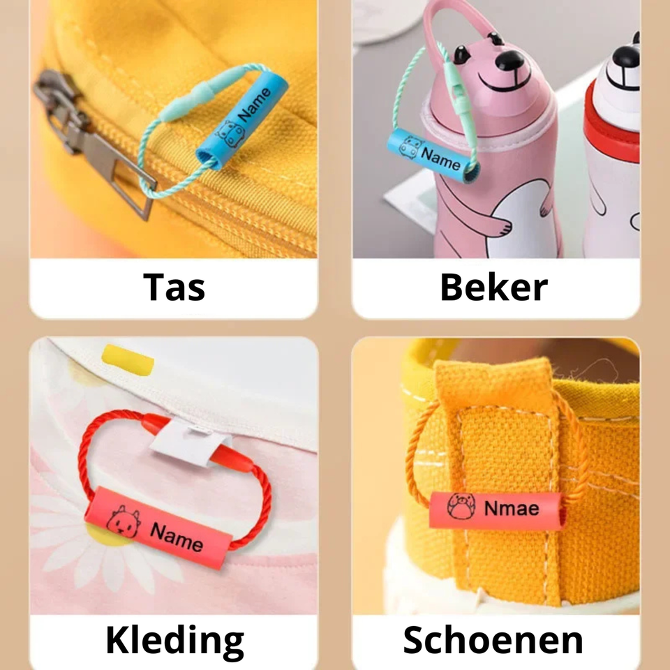 TagBuddy – Säker & personlig – Personlig namnlapp