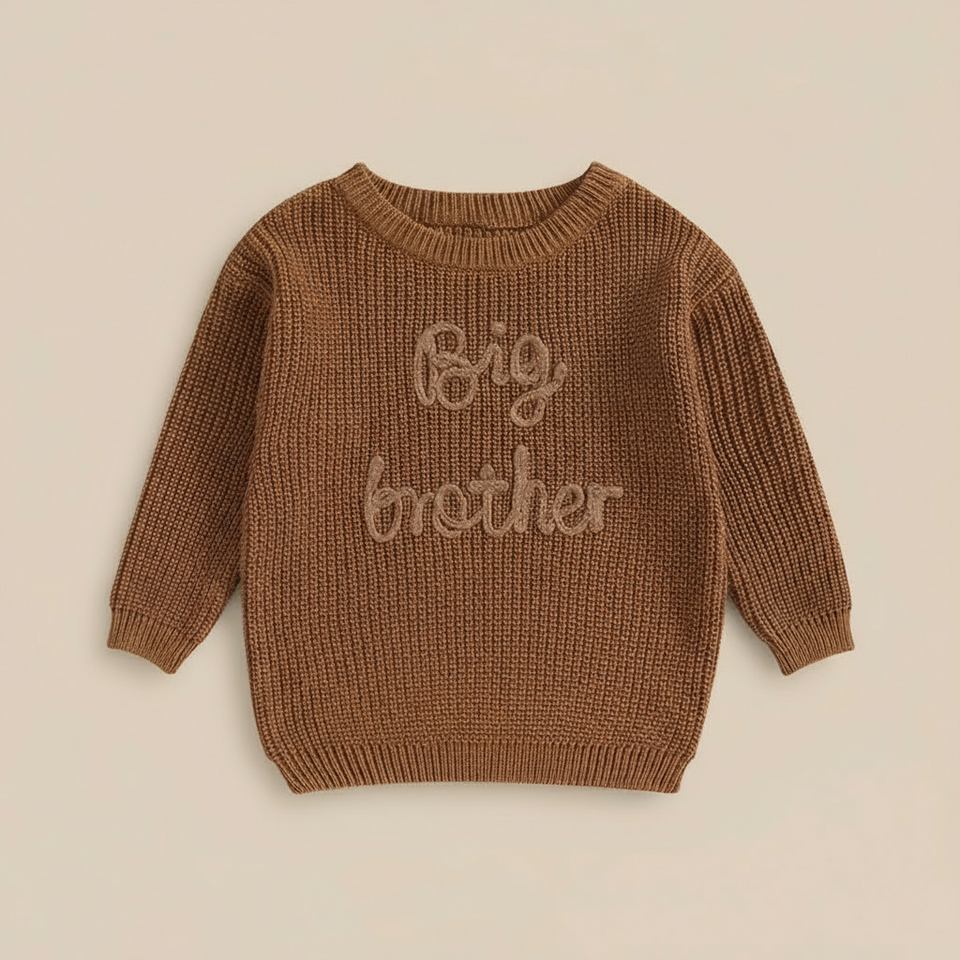 MiniTrend – Gemytlig & modern – Barnströja med ”Big Brother”