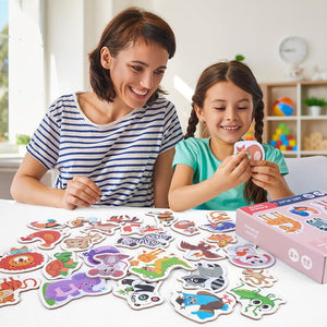 Puzzle Cards™ - Pedagogiskt pusselskoj - Pussel