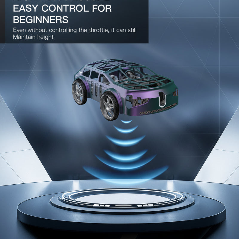 SkyDrive – Innovativt och spektakulärt – 2-i-1 RC-flygande bil och drönare med LED-belysning