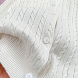CozyBelle – Elegant & varm – Stickad kofta med knappar
