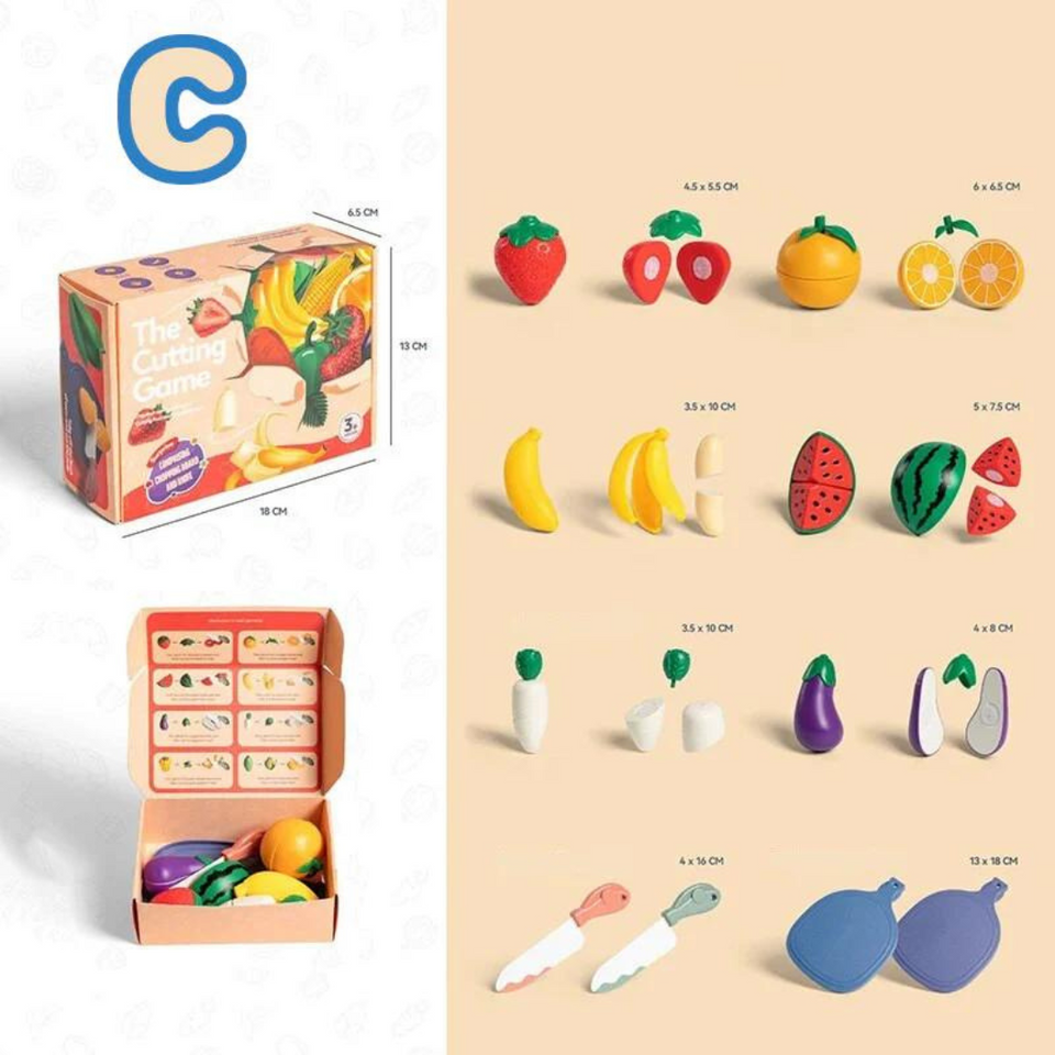 Fruitigo – Lära & leka – Montessori fruktskärset