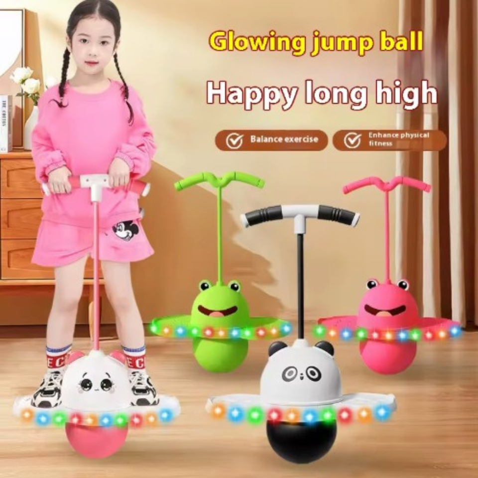 PlayLeap – Balans & Energi – Groda Pogo Stick