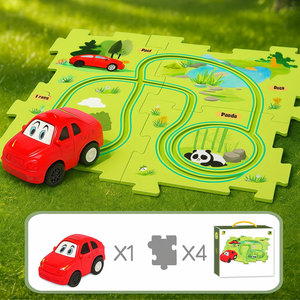 Car Track™ - Bygg, lek och upptäck - Set med leksaksbilar