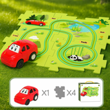 Car Track™ - Bygg, lek och upptäck - Set med leksaksbilar