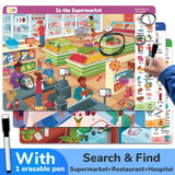 Search and Find Game – Lärande & lek – Aktivitetsbok