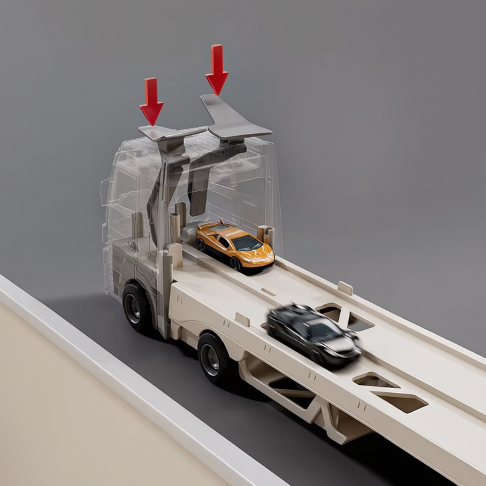 CarHauler – Lekfullt & äventyrligt – Biltransportör-lekset med racerbilar