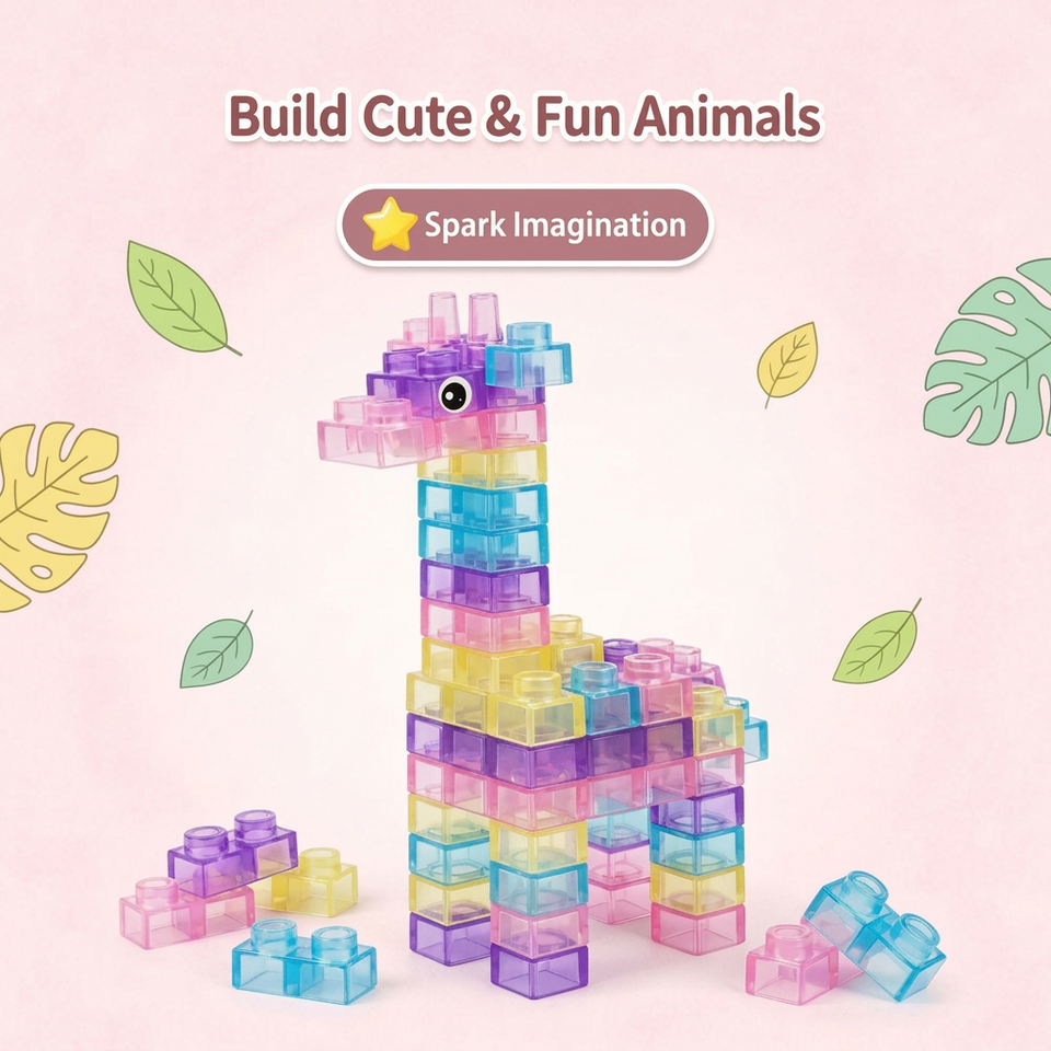 JellyBuild – Mjukt & kreativt – Flexibla Jelly-byggklossar