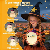 SpookyLamp – Gulligt & stämningsfullt – Halloween-nattlampa