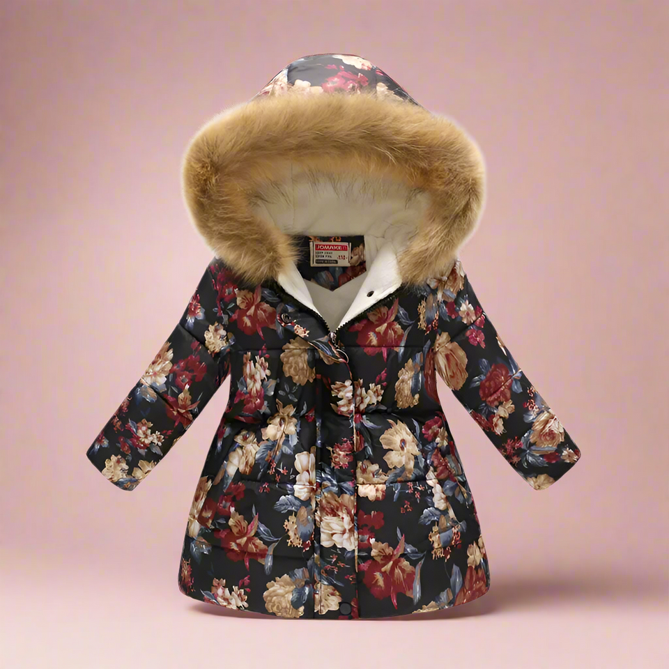 CozyTrend – Elegant & mysig – Vadderad vinterjacka för flickor