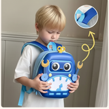 MiniBot – Cool & praktisk – barnryggsäck med robotmotiv