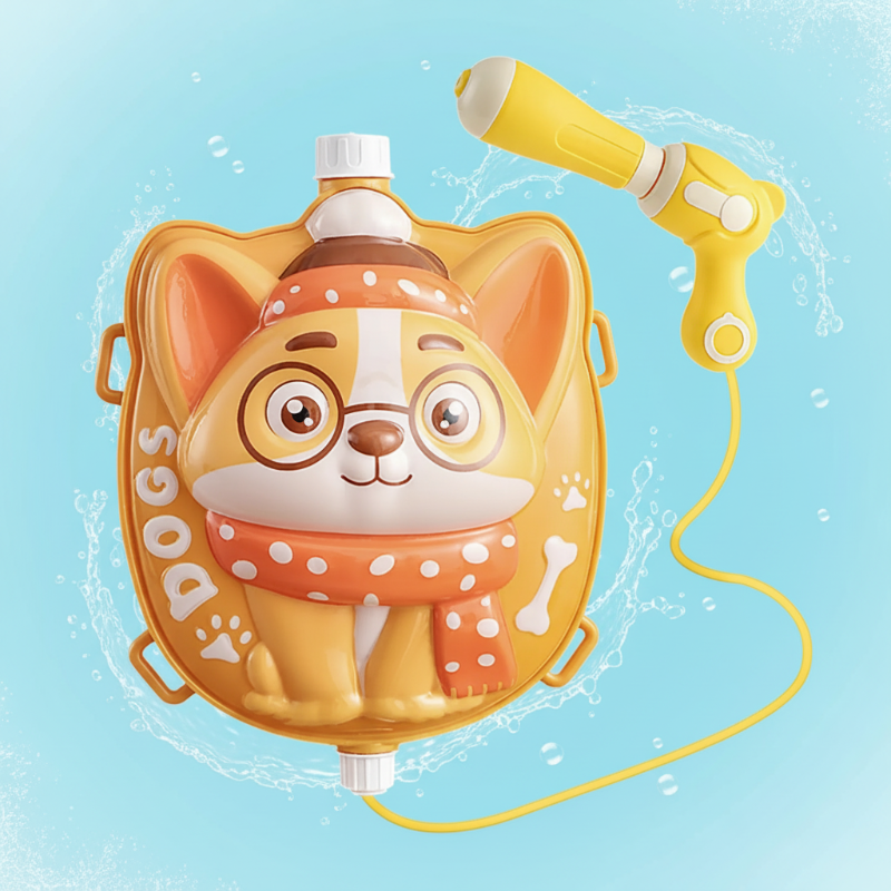 Kids Water Blaster – Lekfull & Praktisk – Ryggsäck med Vattenpistol