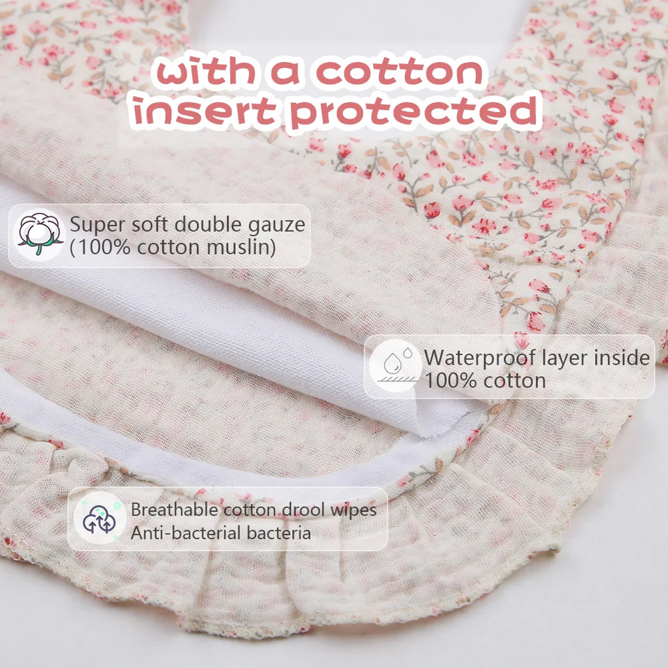 BabyBloom – Söt & bekväm – Babymuslin med volangkant