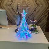 CrystalGlow – Festligt och stämningsfullt – Dekorativ LED-julgran