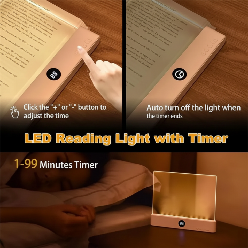 LumiPanel – LED & friska ögon – Dimbara USB-läslampor