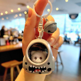 Glowing Astronaut Charm – Söt & lysande – Astronaut-nyckelring