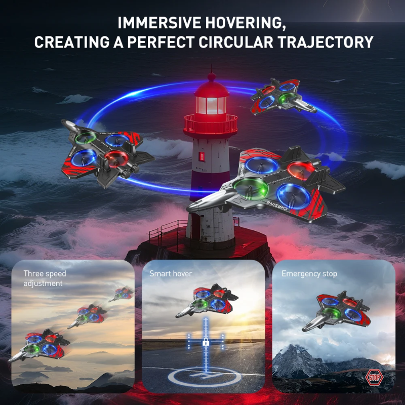 AeroBattle – Action & Nöje – RC-stuntflygplan med belysning