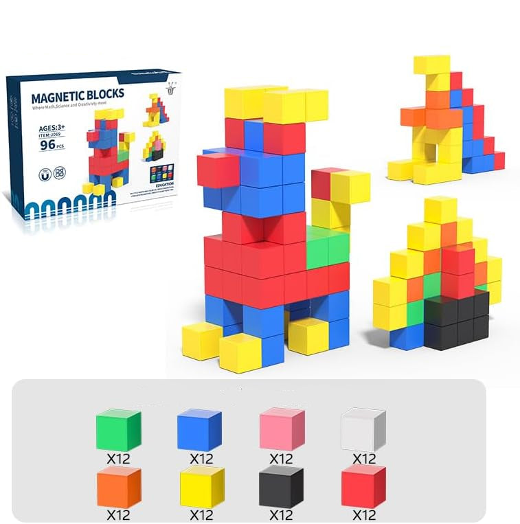Magnet Toys – Lära sig & bygga – Magnetiska byggklossar