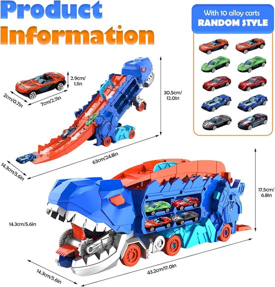 Dino Car™ - Dino Power - Dino Leksaksbil