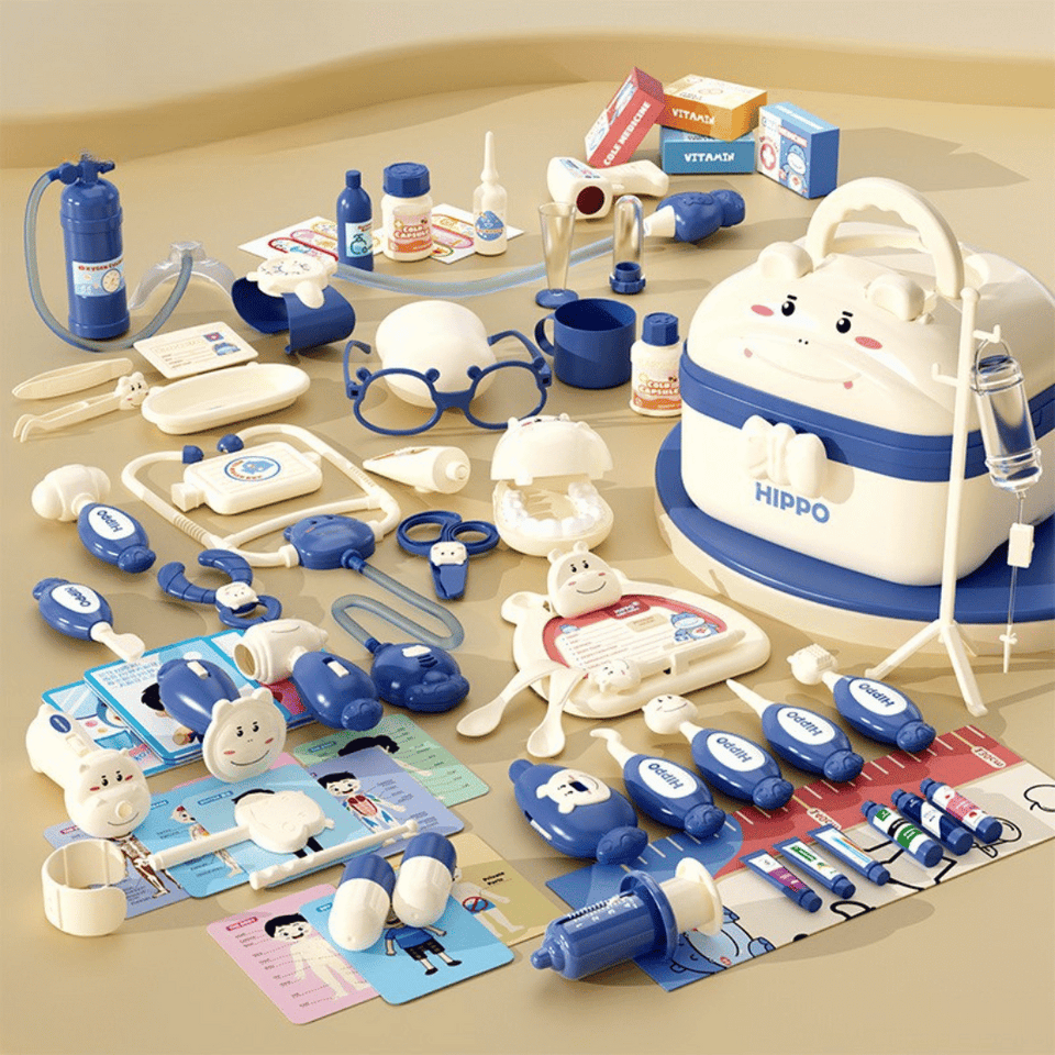 Hippo Doctors Set™ - Minidoktorer i aktion - Doktorsset leksak
