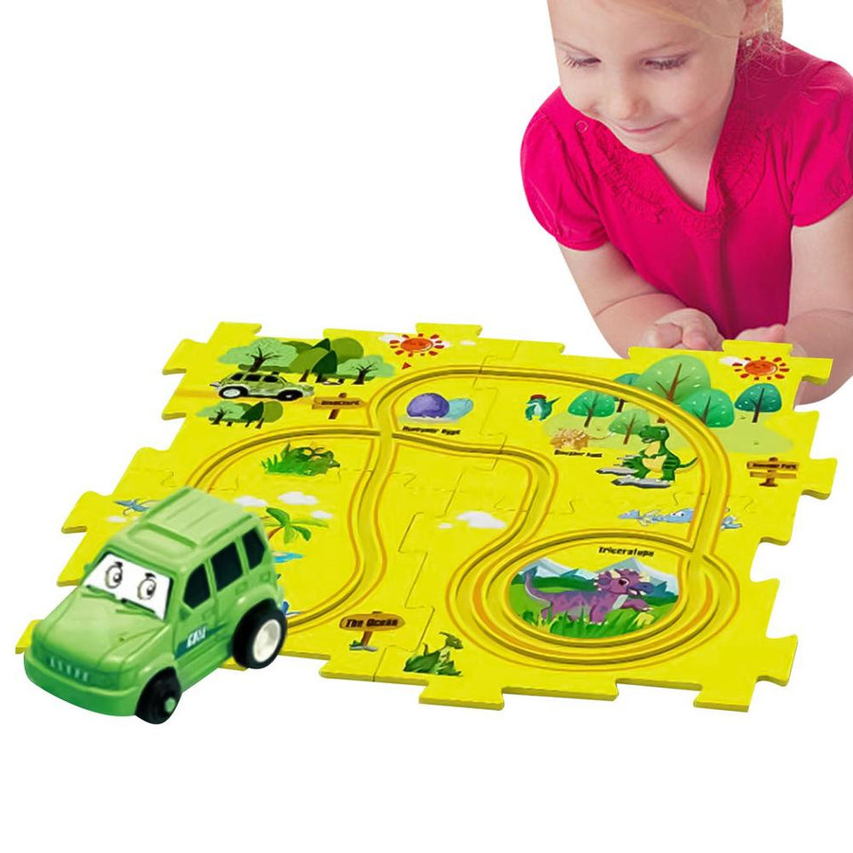 Car Track™ - Bygg, lek och upptäck - Set med leksaksbilar