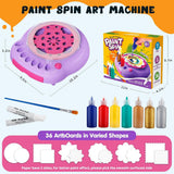 SpinArt – Kreativt & pedagogiskt – Gör-det-själv-målningsspinnmaskin