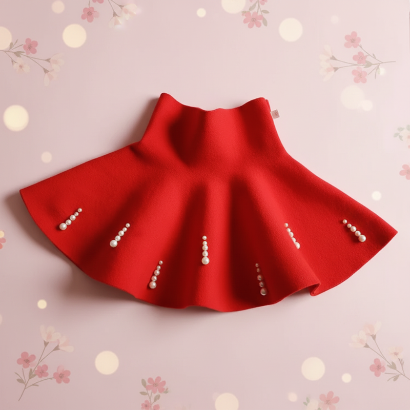 Girls Knitted Skirt – Komfort & stil – Barnkjol