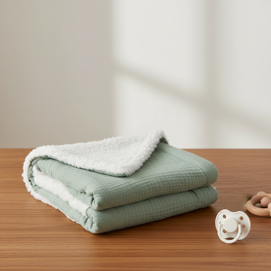 SnuggleBear – Premium tjock och mjuk babyfilt