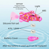 TinySwim – Kul & rörelse – Elektronisk simfisk med LED-ljus