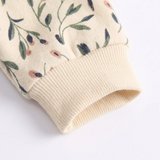 FloraCozy – Mjuk & varm – Vinterbody för flickor med blommor