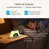 TinySunrise – Mjuk & funktionell – digital väckarklocka med soluppgångsljus
