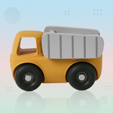 Montessori Silicone Toy Car – Säker & bettvänlig – Bittleksak i silikon i form av ett fordon