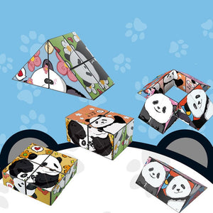 Panda Puzzle™ - Pedagogisk underhållning - Pysselkub