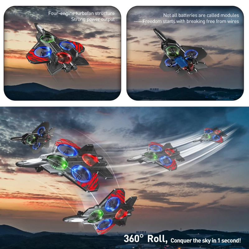 AeroBattle – Action & Nöje – RC-stuntflygplan med belysning