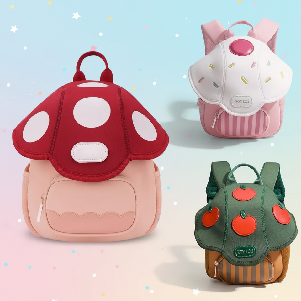 MushroomPack – Sött & praktiskt – Ryggsäckar för barn