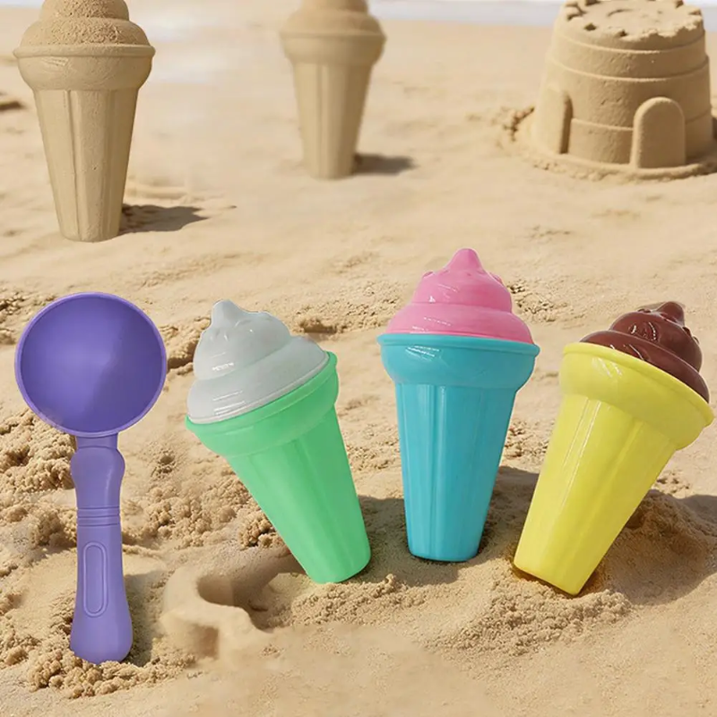 BeachFun – Sandlek & Kreativitet – Strand- och glasskop-lekset