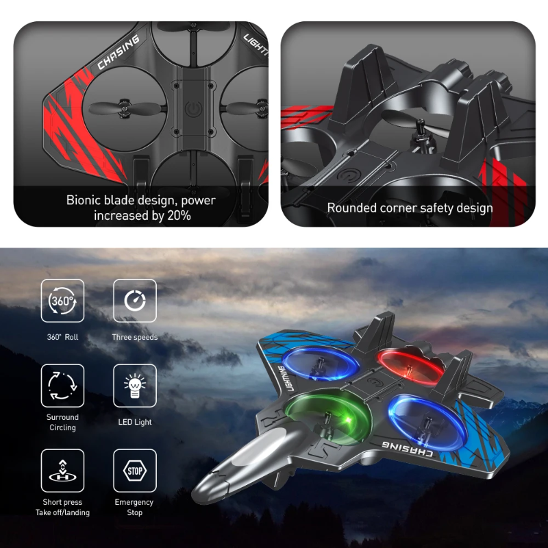 AeroBattle – Action & Nöje – RC-stuntflygplan med belysning
