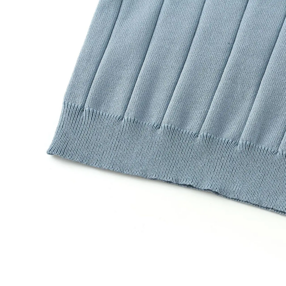 MiniLuxe – Elegant och bekvämt – polotröja i stickat tyg
